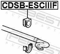 Втулка стабилизатора GMC SIERRA / GMC SUBURBAN / GMC SIERRA 1500 1996-2015 г.