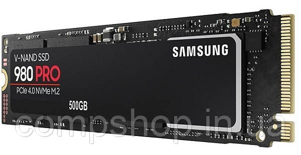 Твердотільний диск M.2   500GB  Samsung 980 Pro  (NVMe 1.3c, PCIe 4.0 x4, Read/Write 6900/5000 MB/sec) V-NAND, фото 1