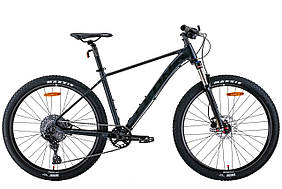 Велосипед AL 27.5" Leon XC-70 AM Hydraulic lock out HDD рама-20" сірий з чорним (м) 2022 Velo