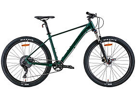 Велосипед AL 27.5" Leon XC-40 AM Hydraulic lock out HDD рама-18" зелений з чорним (м) 2022 Velo