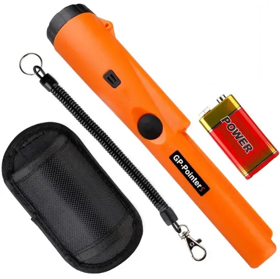 Пинпоинтер GP Pointer + батарейка крона Металошукач (Помаранчевий)