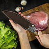 Кухонний ніж з Нержавіючої Сталі з ножнами ROSEMARY SSH BPS Knives, фото 2