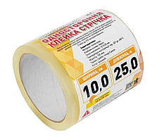 Скотч 100 мкм * 25м для тепличної плівки УФ 36 стаб. 10 см ширина, акрилова основа