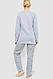 Піжама жіноча утеплена, колір сірий, 219R005-1 M, фото 5