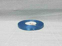 Стрічка атласна, Синя, 0,6 см