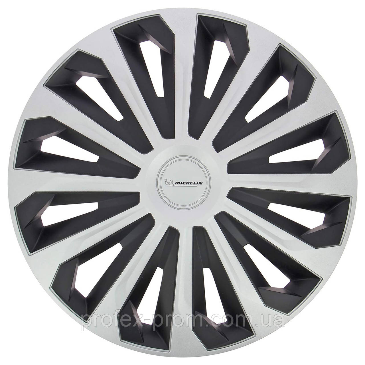 Декоративні ковпаки Michelin Cosmo Silver Black R14 (32668) (шт.)