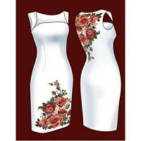 Набір для вишивання жіночого плаття "Троянди" F3018в