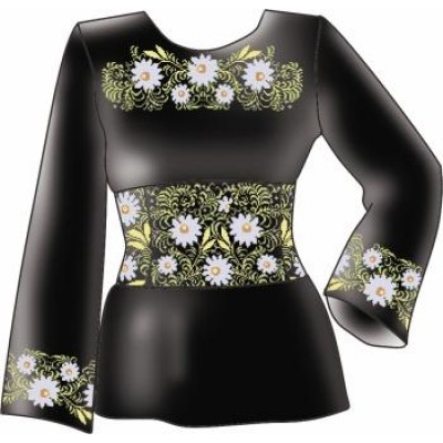 Набір для вишивання жіночої вишиванки "Ромашки" F2603