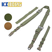 Ремінь 2-точковий Kiborg Gun Sling G-2 з пряжкою швидкого регулювання Triple-X