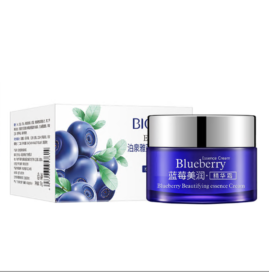 Крем для обличчя з екстрактом чорниці зволожуючий Bioaqua Wonder Essence Cream, 50 мл