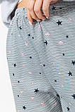 Піжама жіноча утеплена, колір сірий, 219R005-1, фото 7