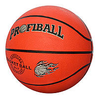 М&#039;яч баскетбольний PROFIBALL VA 0001 розмір 7, гума, 8 панелей, малюнок-друк
