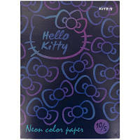 Цветная бумага Kite А4 двухсторонний неоновый, 10 листов/5 цветов (HK21-252) and