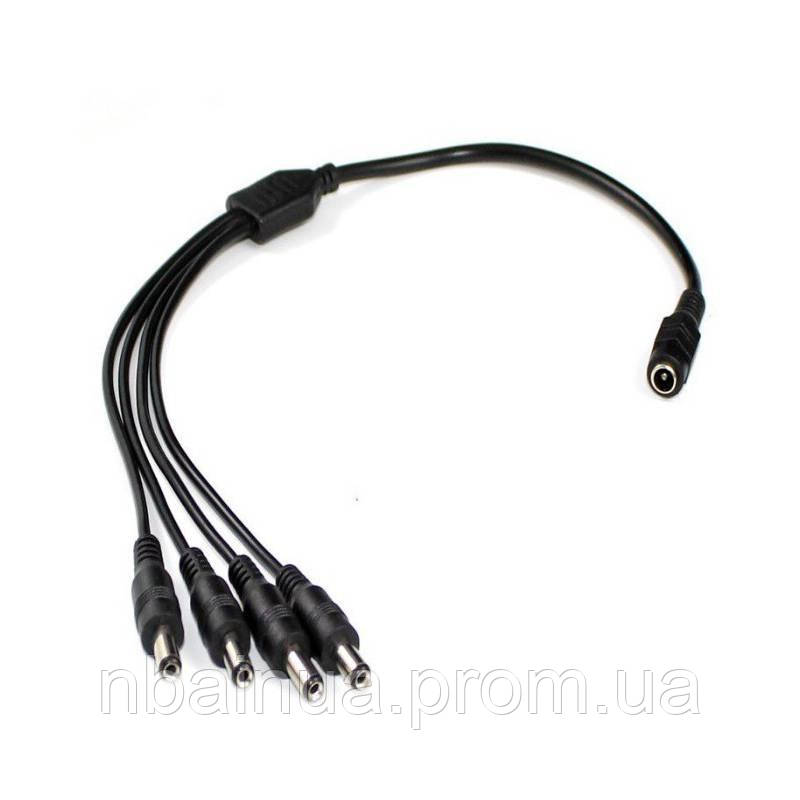 Разветвитель питания для камер видеонаблюдения на 4 камеры Longse RL-4 ...