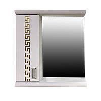 Зеркало в ванную комнату Themix-Greece Gold 65 см левый XN, код: 6657216
