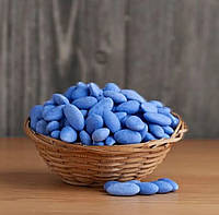 Голубой миндаль Mardin Babil 200 г в подарочной упаковке, мардинский жареный миндаль в голубой глазури "Lv"