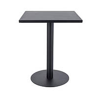 Стол для кафе Pub K каркас и столешница металл черный 60х60х73 см (Signal ТМ)