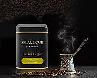 Турецький кава дрібномолитна Selamlique з кардамоном 125 г, кава для турки середнього обсмажування, помірно міцна