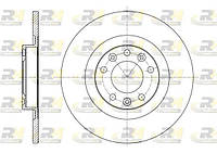 Тормозной диск CITROEN C4 Picasso / CITROEN JUMPY (V_) 2013-2021 г.