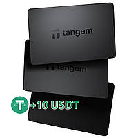 Крипто-кошелек Tangem Wallet 2.0 набор из 3 карт Black (TG128X3-B)