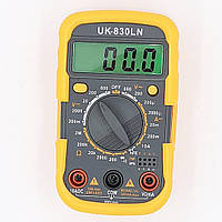 Цифровой мультиметр Digital UK-830LN с подсветкой Желтый (20053100161) KP, код: 1821760