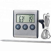 Цифровой термометр Digital TP-700 для духовки Серебристый (20053100288) UT, код: 1821815