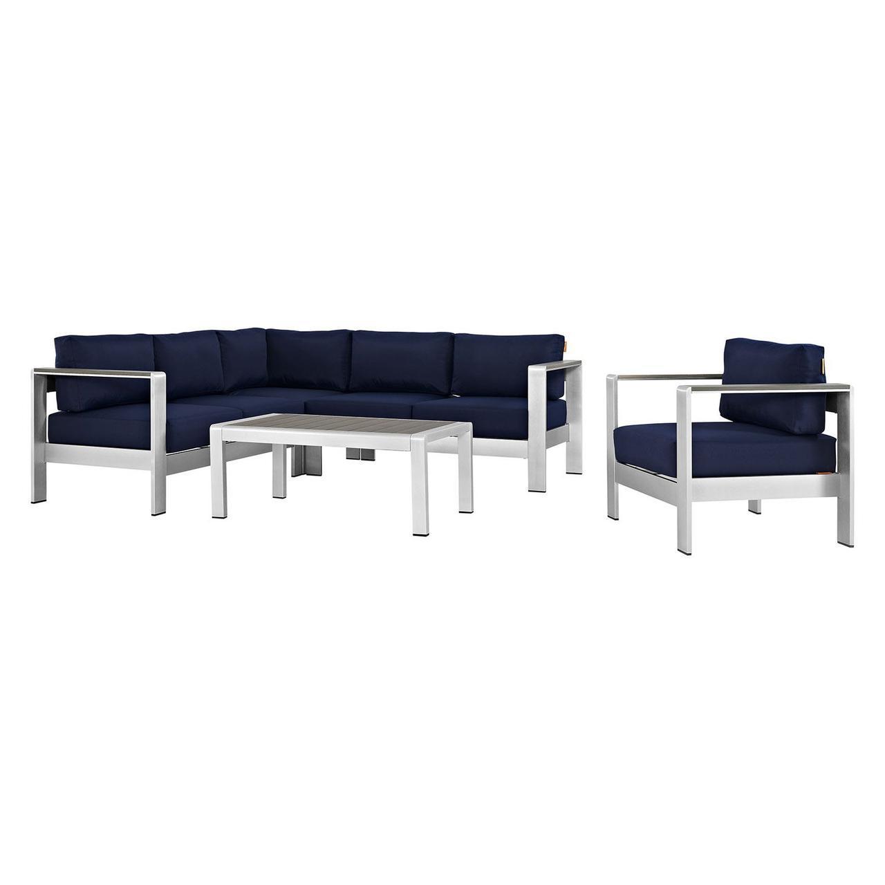 Комплект уличной мебели диван кресло столик в стиле LOFT Серый (NS-323) AO, код: 6671942 - фото 1 - id-p2189047509
