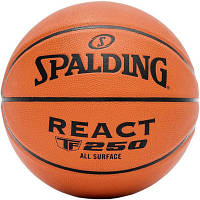 Мяч баскетбольный Spalding React TF-250 помаранчевий Уні 6 76802Z (689344403700) ТЦ Арена ТЦ Арена