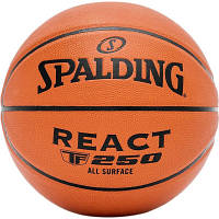 Мяч баскетбольный Spalding React TF-250 помаранчевий Уні 7 76801Z (689344403823) ТЦ Арена ТЦ Арена
