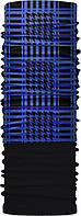 Зимовий бафф Бандана-трансформер двошаровий синя арафатка Чорний з синім (ZBT-2f-068-1) KB, код: 132016