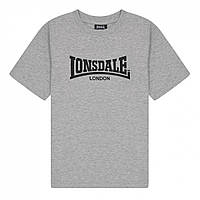 Футболка Lonsdale Essential T-shirt Grey, оригинал. Доставка от 14 дней