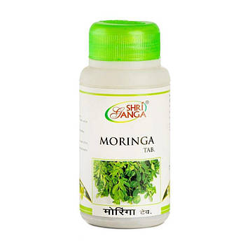 Морінг (60 таб), Moringa,  Shri Ganga Pharmacy Під замовлення з Індії 45 днів. Безкоштовна доставка.