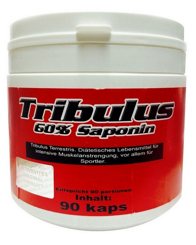 Підвищення тестостерону Activevites Nutrition Tribulus 60% Saponin (90 таб.)
