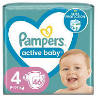 Подгузники Pampers Active Baby Maxi Размер 4 (9-14 кг) 46 шт (8001090949097) and