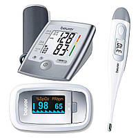 Набір BM35 Upper Arm Blood Pressure Monitor + PO30 Pulse Oximeter + FT09/1 Clinical Thermometer Set,  Beurer Під замовлення з