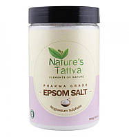 Эпсомcкая (английская) соль (900 г), Pharma Grade Epsom Salt, Nature's Tattva Под заказ из Индии 45 дней.