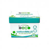 Биоразлагаемые ватные шарики (50 шт), Cotton Balls, Beco Под заказ из Индии 45 дней. Бесплатная доставка.