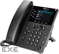 SIP-телефон Poly OBi VVX 350, 6 ліній, PoE, чорний (89B59AA)
