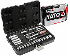 Набір Торцевих Головок 1/4" (3.5-14 мм) 25 шт YATO (YT-14461)