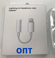 Переходник для наушников Apple Lightning to 3.5mm Headphones MMX62 Jack Adapter for iPhone 7 8 XR X XS SE2020