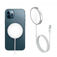 Беспроводное зарядное устройство 18Вт Apple MagSafe Charger для iPhone 12 Pro Max Айфон11