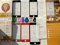 ОРИГИНАЛЬНЫЕ Защитные стекла 5D на/для iPhone 7 7 Plus 6s 6s Plus 6 6+ 6с Айфон +4D +3Д +Цветные +Зеркальные