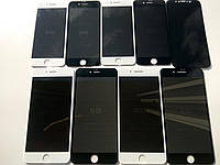 ОРИГИНАЛЬНОЕ Защитное стекло 5D Приват Антишпион на/для Apple iPhone X, 8Plus, 8, 7+, 7, 6s+, 6s, 6+, 6Айфон