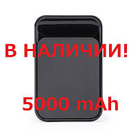 Power Bank 5000 mAh РЕАЛЬНАЯ ЁМКОСТЬ! Внешний аккумулятор PowerBank, черный павербанк повербэнк павер банк