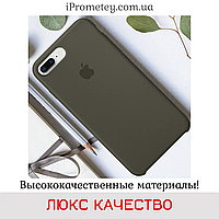 Силіконовий чохол Apple Silicone Case iPhone 7/8 Люкс якість! Soft touch покриття чохли на айфон 35 Dark