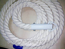 Канат для лазіння d=26 мм 3 метри гімнастичний з хомутом, фото 2