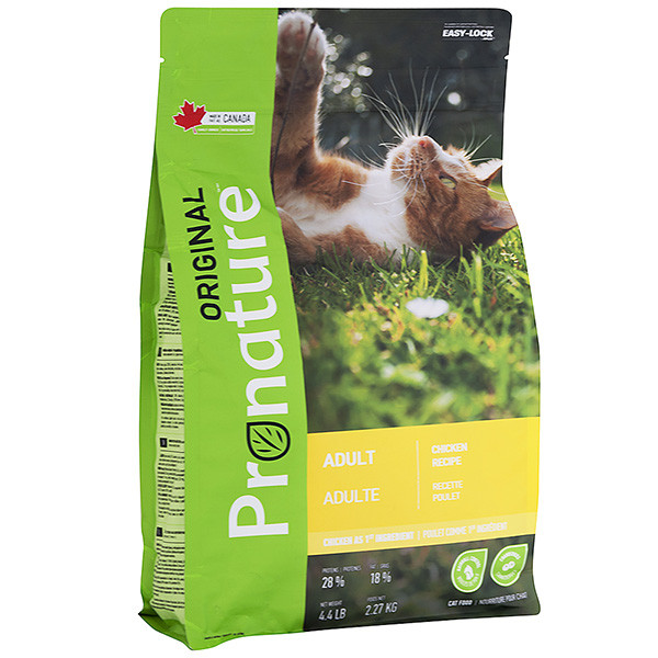 Pronature Original Cat Adult Chicken ПРОНАТЮР ОРІДЖИНАЛ КУРКА сухий корм для котів на вагу 250 г