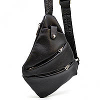 Рюкзак-слинг через плечо для мужчин TARWA Black (FA-6402-4lx)