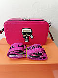 Karl Lagerfeld pink 20*12*7, фото 2