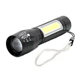 Ручний кишеньковий ліхтарик BL-911 з USB-зарядкою
